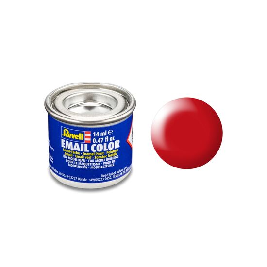 rouge vif satiné