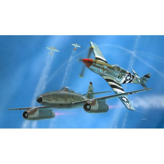 Combat Set Me262 + P-51B