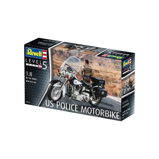 US Police Motorbike