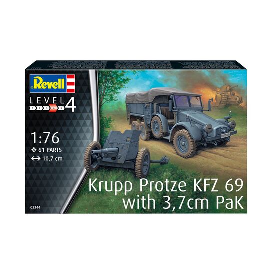 Krupp Protze KFZ 69 with 3 7cm Pak, 2 image