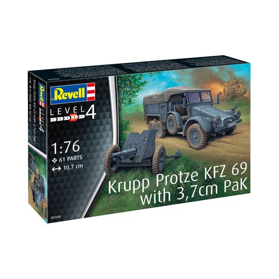 Krupp Protze KFZ 69 with 3 7cm Pak