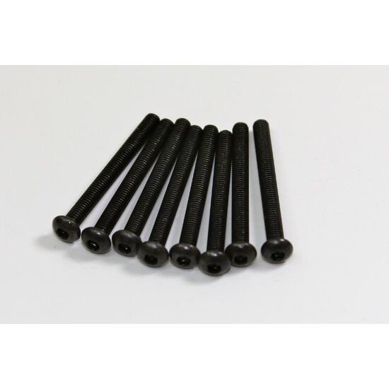 Vis à tête rondes M3 x 30mm sachet de 8pcs