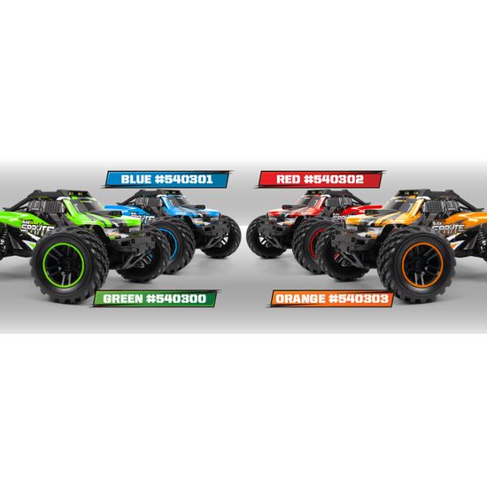 Spryte MT 1/20 4WD Electric Monster Truck - Green, 8 image