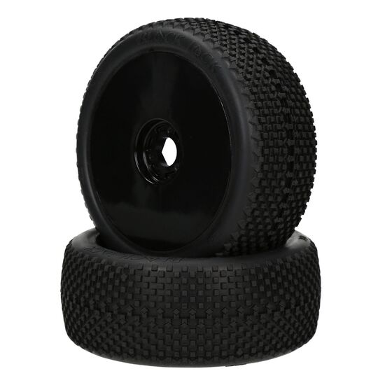 Black Jack Mounted Tire (Pink Compound/Carbon Wheel/1:8 Buggy)