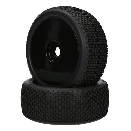 Black Jack Mounted Tire (White Compound/Carbon Wheel/1:8 Buggy)
