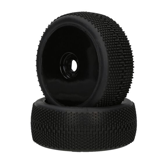 Megabite Mounted Tire (White Compound/Carbon Wheel/1:8 Buggy)