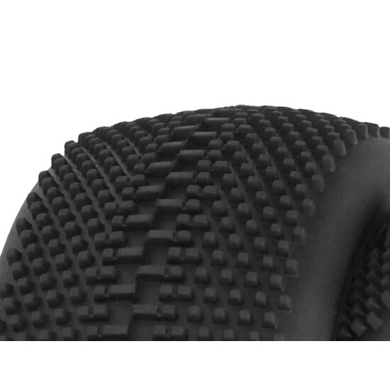 Megabite Mounted Tire (White Compound/Carbon Wheel/1:8 Buggy), 2 image