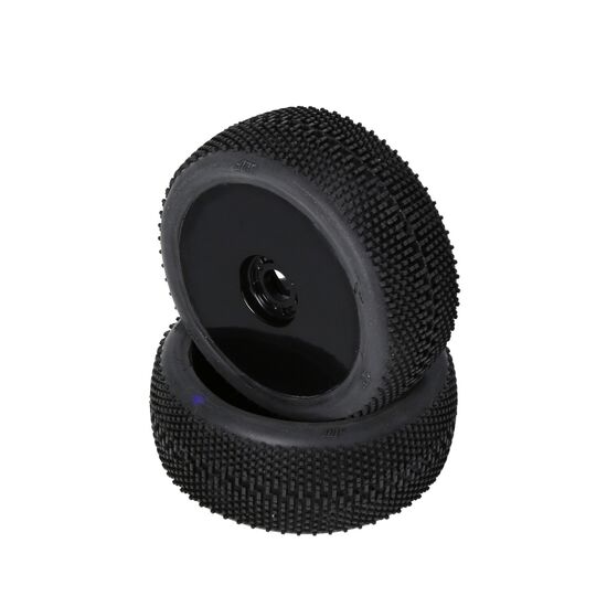 Megabite Mounted Tire (Purple Compound/Carbon Wheel/1:8 Buggy)