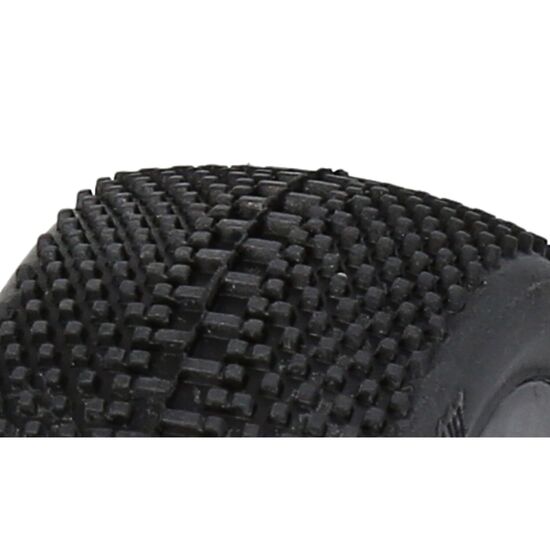 Megabite Mounted Tire (Purple Compound/Carbon Wheel/1:8 Buggy), 2 image