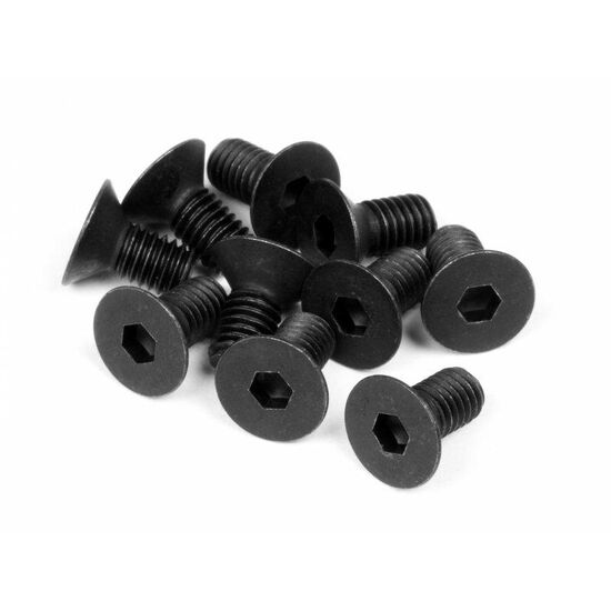 Vis à tête conique M3 x 6mm sachet de 10pcs