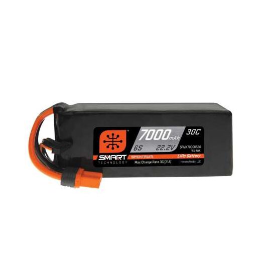 SPMX70006S30 7000mah 6S 22.2V 30C Smart LiPo Battery IC5, 2 image