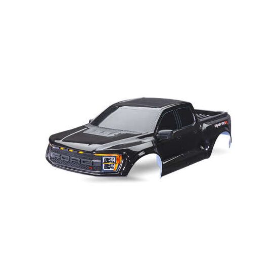 Body, Ford Raptor R, complete (blue) (includes grille, tailgate trim, side mirrors, decals, & clipless mounting
