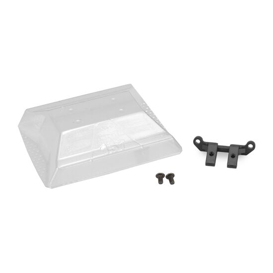 Yokomo YZ2 lower front wing mount, w/ wing, 2 image