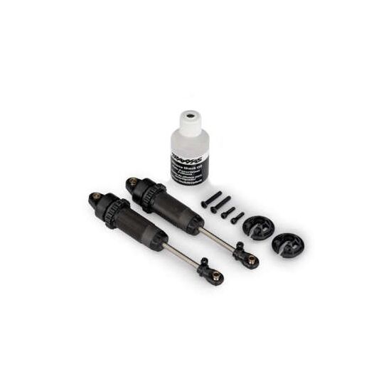 Shocks, GTR xx-long (gray) (assembled ) (2) (without springs)