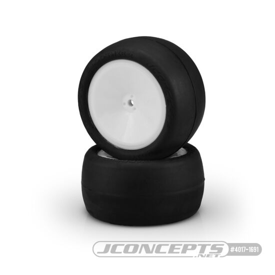 Pneus arrière Smoothies 2 gomme Silver monté sur jantes