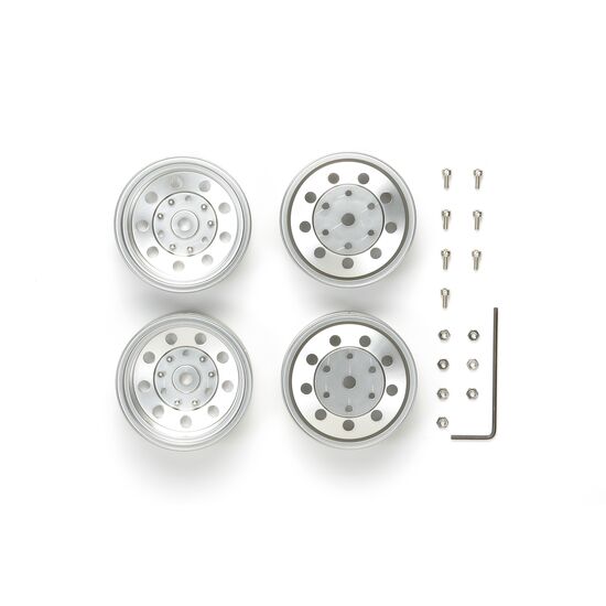 Roues arrière en métal plaqué (22mm/mat)