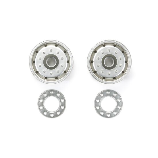 Roues en métal plaqué (30mm/mat)