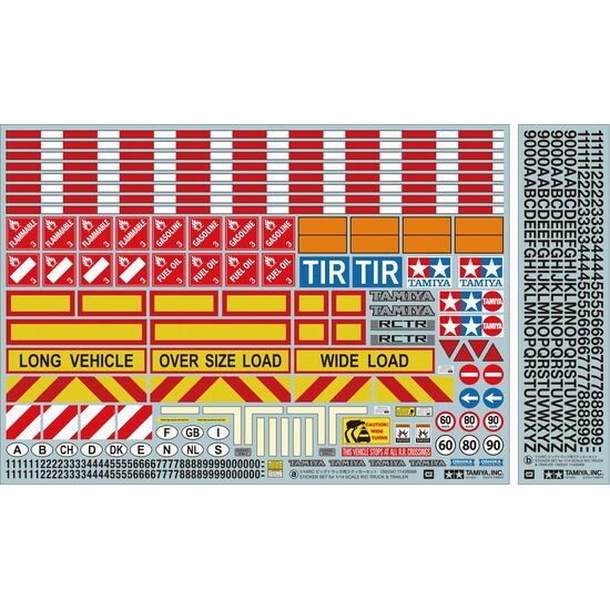 Sticker Set Truck + Trailer