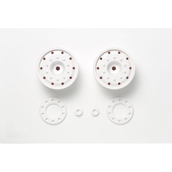Roues 30mm blanches (Hex 2pcs)