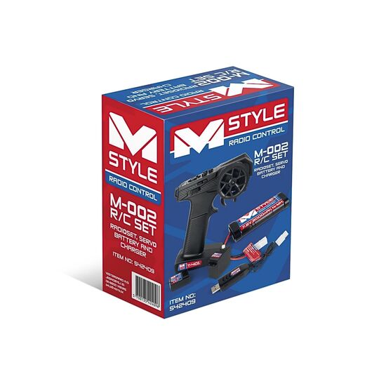 M-002 MStyle R/C Set - (Radiocommande, récepteur, accus, servo, chargeur), 6 image