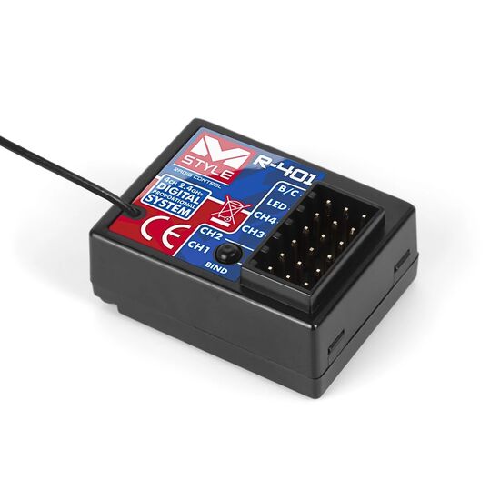 M-002 MStyle R/C Set - (Radiocommande, récepteur, accus, servo, chargeur), 5 image