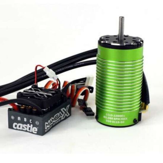 MOTEUR/VARIATEUR 1/8 1515 2200kv /MAMBA X SENSOR. 25.2V WP