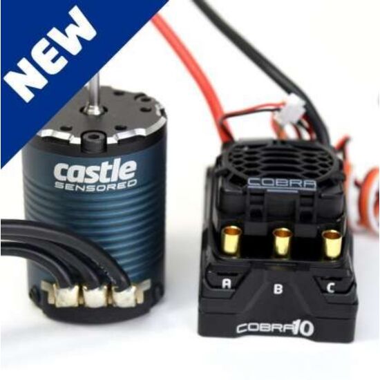 MOTEUR/VARIATEUR COBRA 10 1/10 COBRA 10┬á6S MAX, 25.2V MAX, 8A PEAK BEC W/1406-3800KV SENSORED MOTOR, 2 image