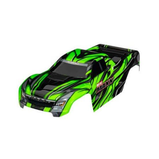 Body, Mini Maxx┬«, green (painted, dec als applied)