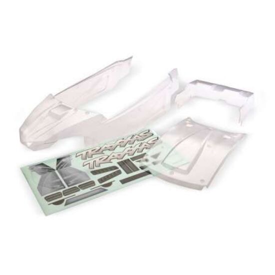 Body, Funco┬« Pro Scale┬« Sand Car (cle ar, requires painting)/ window masks/ decal sheet (requires #10912 body ca