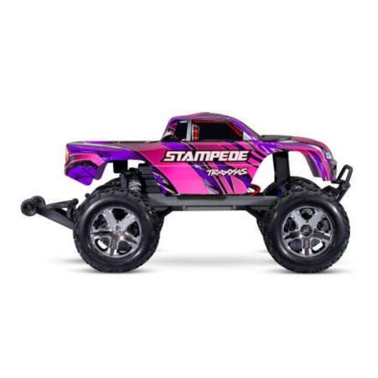 M.TRUCK STAMPEDE HD 1:10 2WD EP RTR PINK w/USB-C Charger & Battery, 3 image