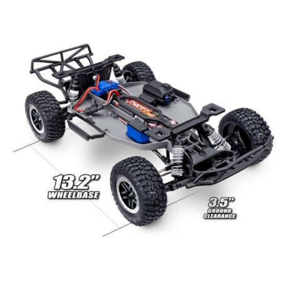 SC.TRUCK SLASH HD 1:10 2WD EP RTR ORANGE w/USB-C Charger & Battery, 2 image