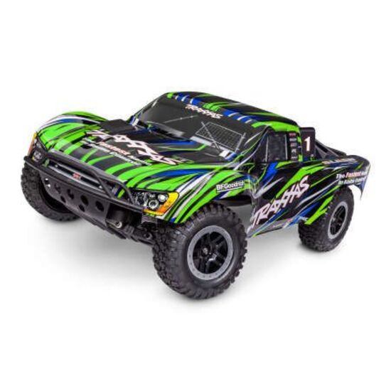 SC.TRUCK SLASH HD 1:10 2WD EP RTR GREEN BL-2s BRUSHLESS SANS chargeur et SANS accu