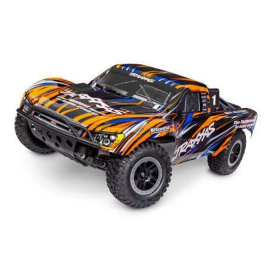 SC.TRUCK SLASH HD 1:10 2WD EP RTR ORANGE BL-2s BRUSHLESS SANS chargeur et SANS accu