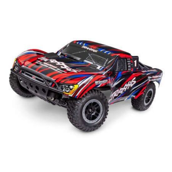 SC.TRUCK SLASH HD 1:10 2WD EP RTR RED BL-2s BRUSHLESS SANS chargeur et SANS accu