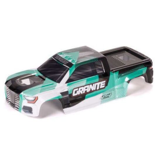 GRANITE 4X4 Clipless Painted Decaled Trimmed Body (Green/Black)