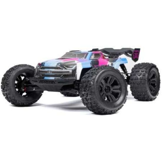 M.TRUCK KRATON BLX6S 1:8 4WD EP RTR ARA8608V6T2 Blue/Pink BRUSHLESS SANS chargeur et SANS accu