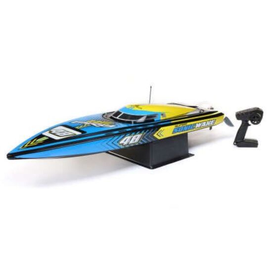 BATEAU SUPER SONICWAVE 48" EP RTR 8S Self-Righting BL Deep-V 1392mm PRIX NET/NET, 2 image