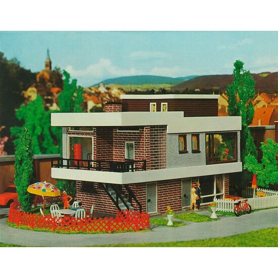 B-257 Maison moderne avec toit plat