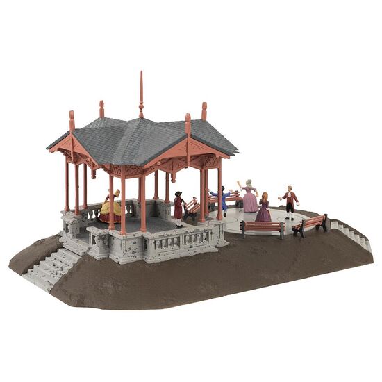 Kiosque à musique avec personnages dansants, 3 image