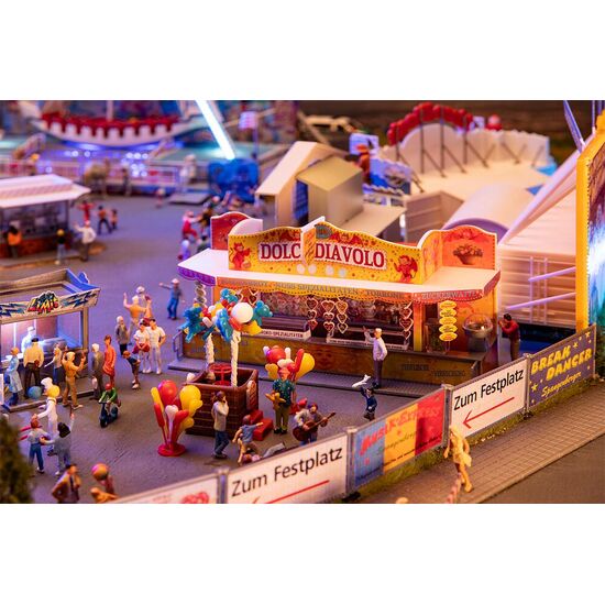 Stand de friandises et sculpteur de ballons