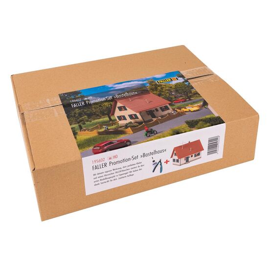 FALLER Promotions-Set Bastelhaus  crème/rot, 3 image