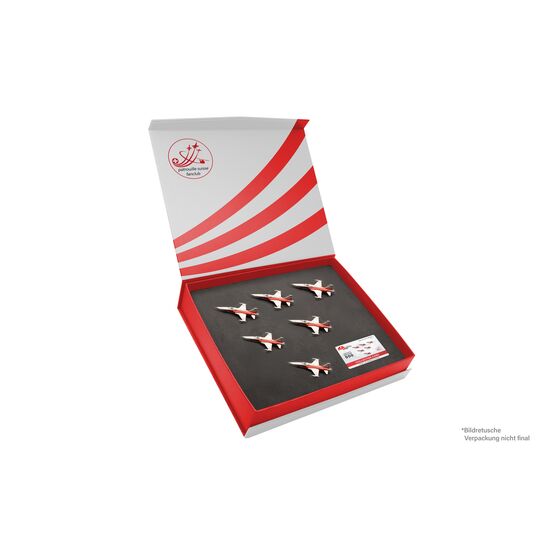 Tiger F-5E Patrouille Suisse Geschenkset mit 6 Modellen 1:200, 2 image
