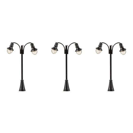 Lanterne LED arc blanc chaud 3 pièces