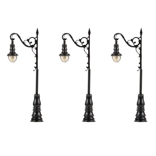 Lanterne LED arc blanc chaud 3 pièces