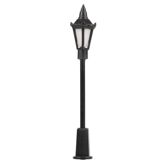 Lanterne de parking LED hexagonale avec couronne blanc chaud