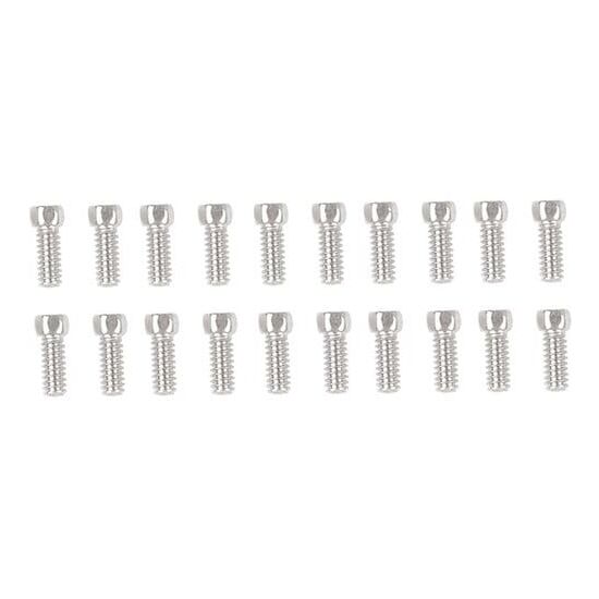 RC4WD Scale Hex Head Bolts M1.6x4mm Silver