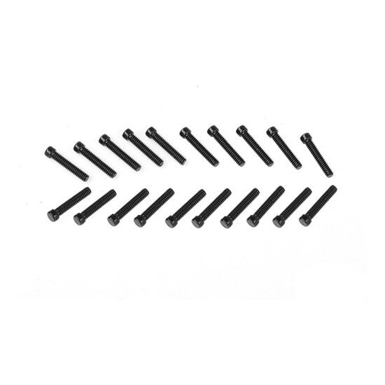 RC4WD Scale Hex Head Bolts M2x10mm Black