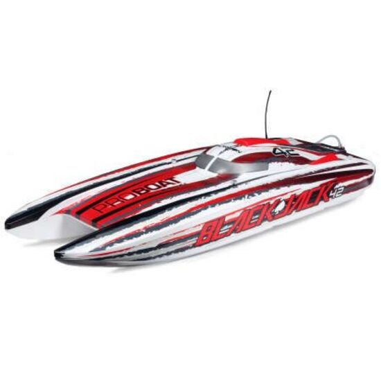 SCHIFF BLACKJACK 42"8S 1086mm EP RTR White/Red BRUSHLESS NETTO/NETTO PREIS OHNE RABATT