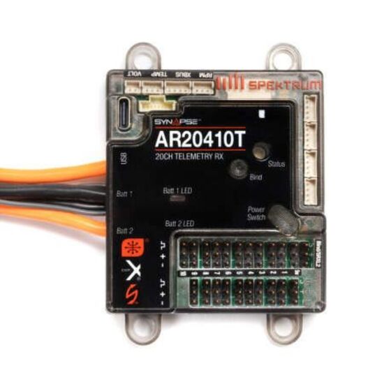 EMPF├äNGER AIR 20410TS 20CH DSMX PowerSafe Receiver with Synapse AS3X+ and SAFE Stabilization Module, 2 image