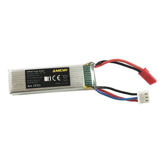 Amewi LiPo Akku 2S 7,4V 600mAh 30C JST-BEC